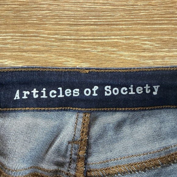 Articles of Society Women's Skinny Jeans Size 24 Dark Wash Stretch Denim - Picture 2 of 14